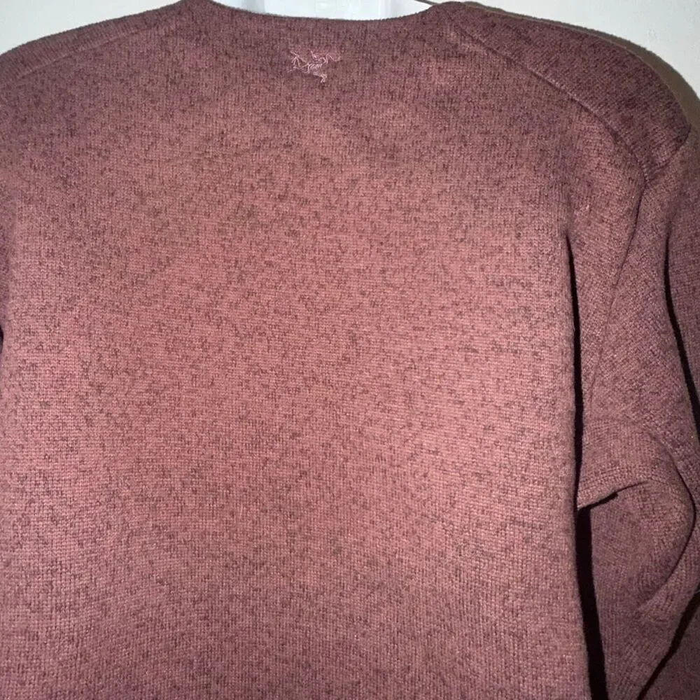 ARC’TERYX Mauve Inertia Heather Covert Sweater-L
